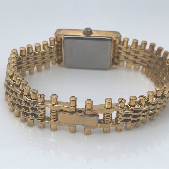 Vintage HELBROS Watch Petite Gold Tone Ladies Watc - Picture 7 of 8